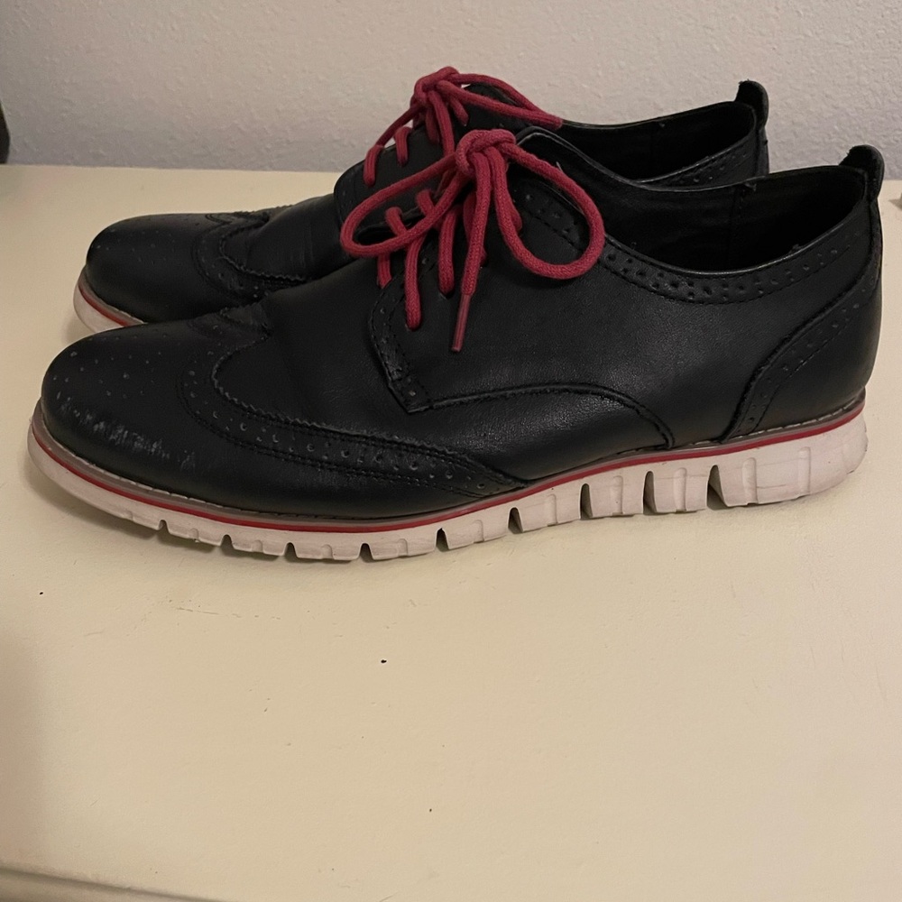 Laoks Brogues Oxford Wingtip Genuine Leather Dress Shoes Business Casual Men’s 9
